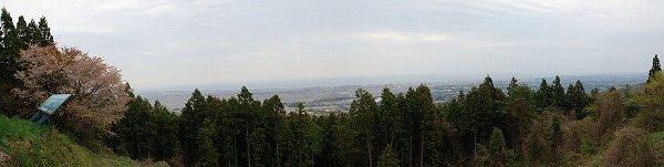 深山山頂から東方向