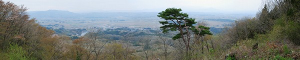 深山山頂から西方向