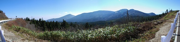 エコーラインから屏風岳